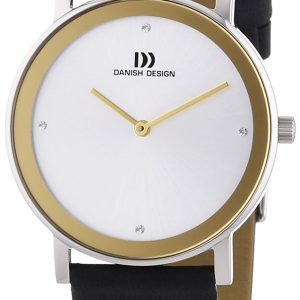 Danish Design Classic Damklocka 3324526 Vit/Läder Ø34 mm