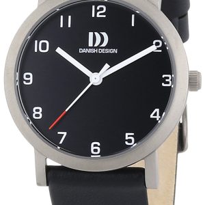 Danish Design Classic Damklocka 3326601 Svart/Läder Ø30 mm