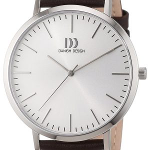 Danish Design Classic Herrklocka 3314508 Silverfärgad/Läder Ø42 mm