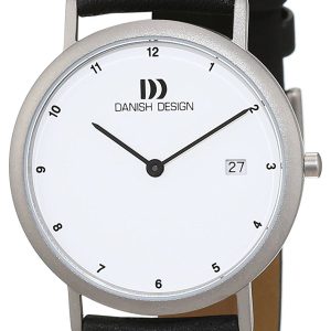 Danish Design Classic Herrklocka 3316140 Vit/Läder Ø35 mm