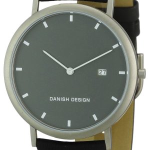 Danish Design Classic Herrklocka 3316282 Grå/Läder Ø39 mm