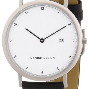 Danish Design Classic Herrklocka 3316313 Vit/Läder Ø39 mm