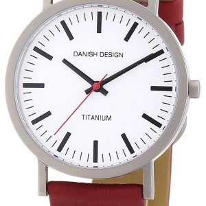 Danish Design Classic Herrklocka 3316322 Vit/Läder Ø35 mm