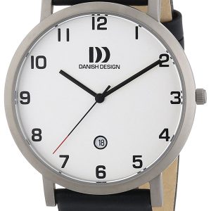 Danish Design Classic Herrklocka 3316328 Vit/Läder Ø40 mm