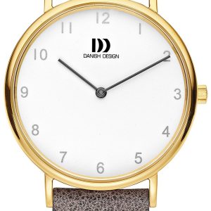 Danish Design Damklocka IV11Q1173 Dress Vit/Läder Ø36 mm