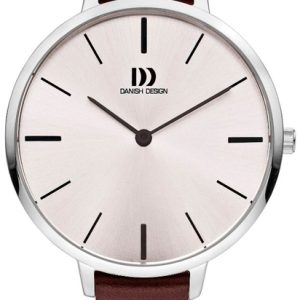 Danish Design Damklocka IV12Q1180 Dress Silverfärgad/Läder Ø36 mm