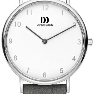 Danish Design Dress Damklocka IV14Q1173 Vit/Läder Ø36 mm