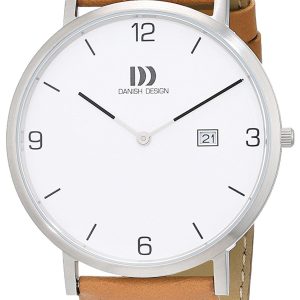 Danish Design Herrklocka 3314533 Classic Silverfärgad/Läder Ø40 mm