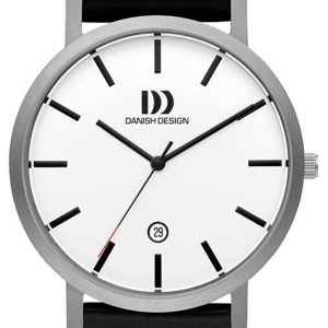 Danish Design Herrklocka IQ12Q1108 Dress Vit/Läder Ø40 mm