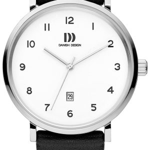 Danish Design Herrklocka IQ12Q1216 Dress Vit/Läder Ø40 mm