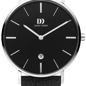 Danish Design Herrklocka IQ13Q1231 Dress Svart/Läder Ø40 mm