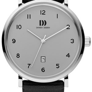 Danish Design Herrklocka IQ14Q1216 Dress Grå/Läder Ø40 mm