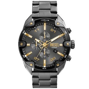 Diesel Spiked DZ4669 - Herr - 49 mm - Analogt - Quartz - Mineralglas