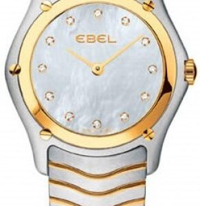 Ebel Damklocka 1215371 Classic Lady Vit/Stål Ø27.3 mm