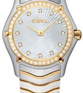 Ebel Damklocka 1215403 Classic Mini Vit/Stål Ø23.5 mm