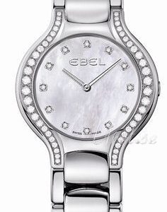 Ebel Damklocka 1215855 Beluga Lady Vit/Stål Ø30 mm