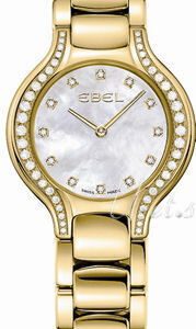 Ebel Damklocka 1215871 Beluga Mini Vit/18 karat gult guld Ø26 mm