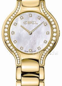 Ebel Damklocka 1215874 Beluga Lady Vit/18 karat gult guld Ø30 mm