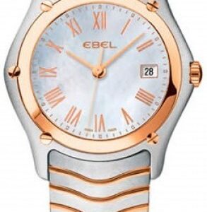 Ebel Damklocka 1215901 Classic Lady Vit/Stål Ø27.3 mm