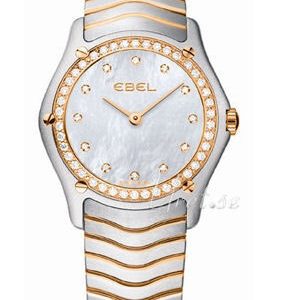 Ebel Damklocka 1215903 Classic Lady Vit/Stål Ø27.3 mm