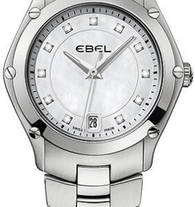 Ebel Damklocka 1215982 Classic Sport Vit/Stål Ø27 mm