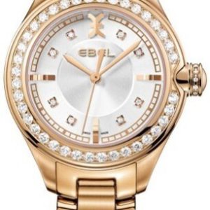 Ebel Damklocka 1216098 Onde Silverfärgad/18 karat roséguld Ø30 mm