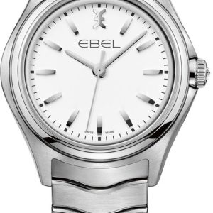 Ebel Damklocka 1216192 Wave Vit/Stål Ø30 mm