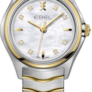 Ebel Damklocka 1216197 Wave Gulguldtonat stål Ø30 mm