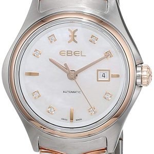 Ebel Damklocka 1216199 Wave Vit/18 karat roséguld Ø30 mm