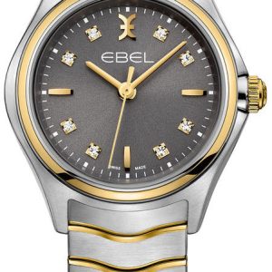 Ebel Damklocka 1216283 Wave Grå/18 karat gult guld Ø30 mm