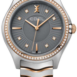 Ebel Damklocka 1216320 Wave Grå/18 karat roséguld Ø35 mm