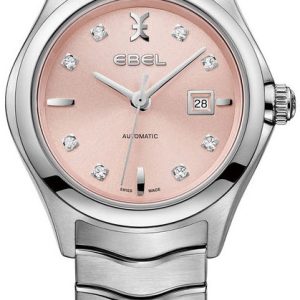 Ebel Damklocka 1216326 Wave Rosa/Stål Ø30 mm