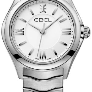 Ebel Damklocka 1216374 Wave Vit/Stål Ø30 mm