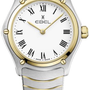 Ebel Damklocka 1216384 Classic Vit/18 karat gult guld Ø24 mm