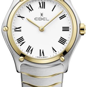 Ebel Damklocka 1216387 Classic Vit/18 karat gult guld Ø29 mm