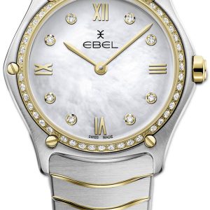 Ebel Damklocka 1216390 Classic Vit/18 karat gult guld Ø29 mm