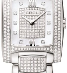 Ebel Damklocka 1290086 Brasilia Vit/18 karat vitt guld Ø34 mm