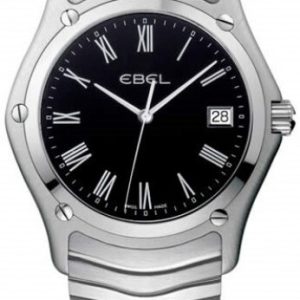 Ebel Herrklocka 1215274 Classic Svart/Stål Ø37.3 mm