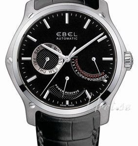 Ebel Herrklocka 1215865 Classic Svart/Läder Ø45 mm