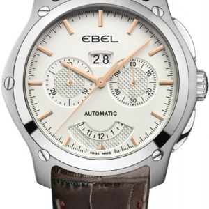 Ebel Herrklocka 1215931 Classic Hexagon Silverfärgad/Läder Ø48.3 mm