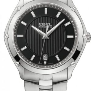 Ebel Herrklocka 1215991 Classic Sport Svart/Stål Ø40 mm