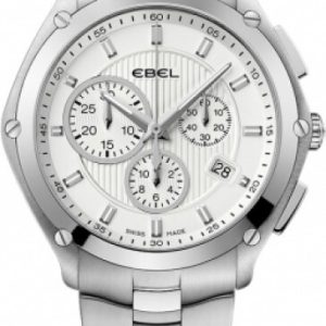 Ebel Herrklocka 1216043 Classic Sport Silverfärgad/Stål Ø41 mm