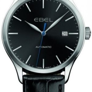 Ebel Herrklocka 1216089 Classic 100 Svart/Läder Ø40 mm