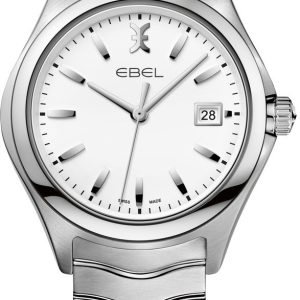 Ebel Herrklocka 1216201 Wave Vit/Stål Ø40 mm