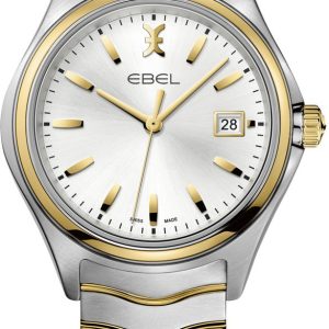 Ebel Herrklocka 1216202 Wave Silverfärgad/Gulguldtonat stål Ø40 mm