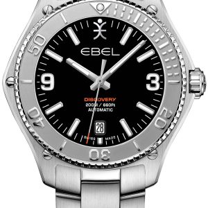 Ebel Herrklocka 1216428 Discovery Svart/Stål Ø41 mm