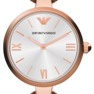 Emporio Armani Damklocka AR1773 Classic Silverfärgad/Roséguldstonat