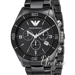 Emporio Armani Franco Herrklocka AR1421 Svart/Keramik Ø42 mm