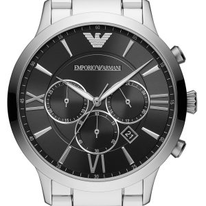 Emporio Armani Herrklocka AR11208 Giovanni Svart/Stål Ø44 mm