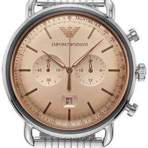 Emporio Armani Herrklocka AR11239 Roséguldstonad/Stål Ø43 mm